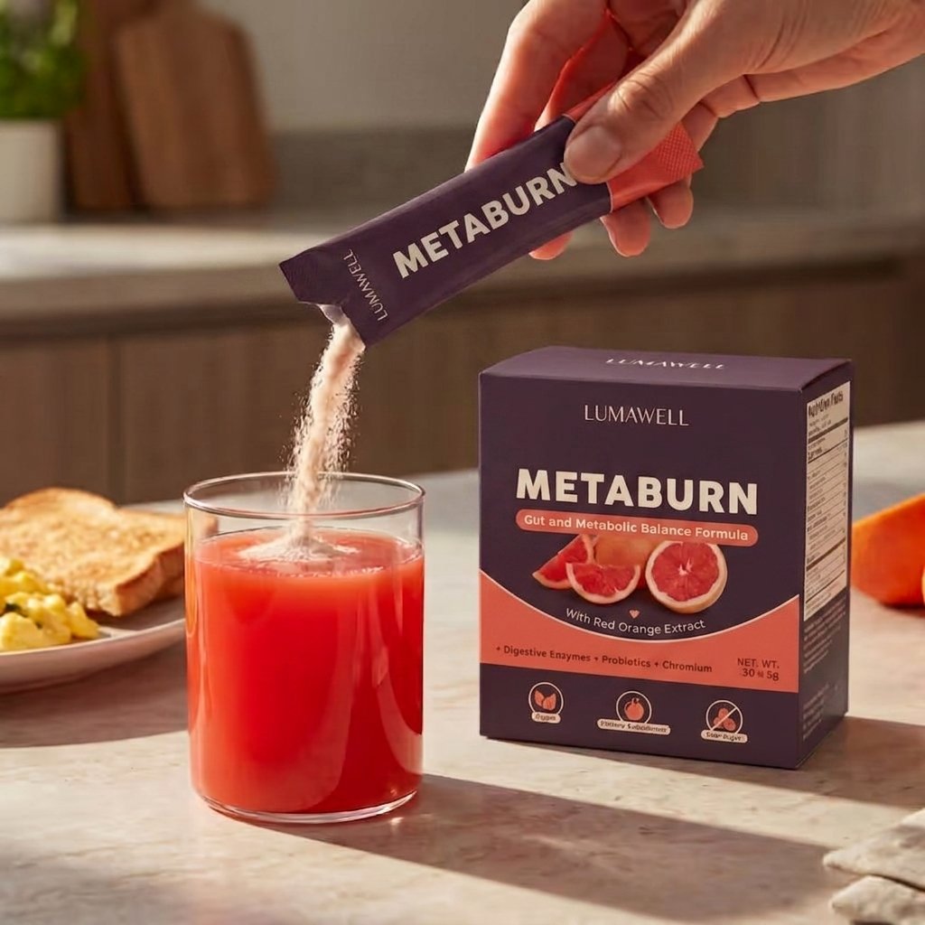 MetaBurn sachet poured into water