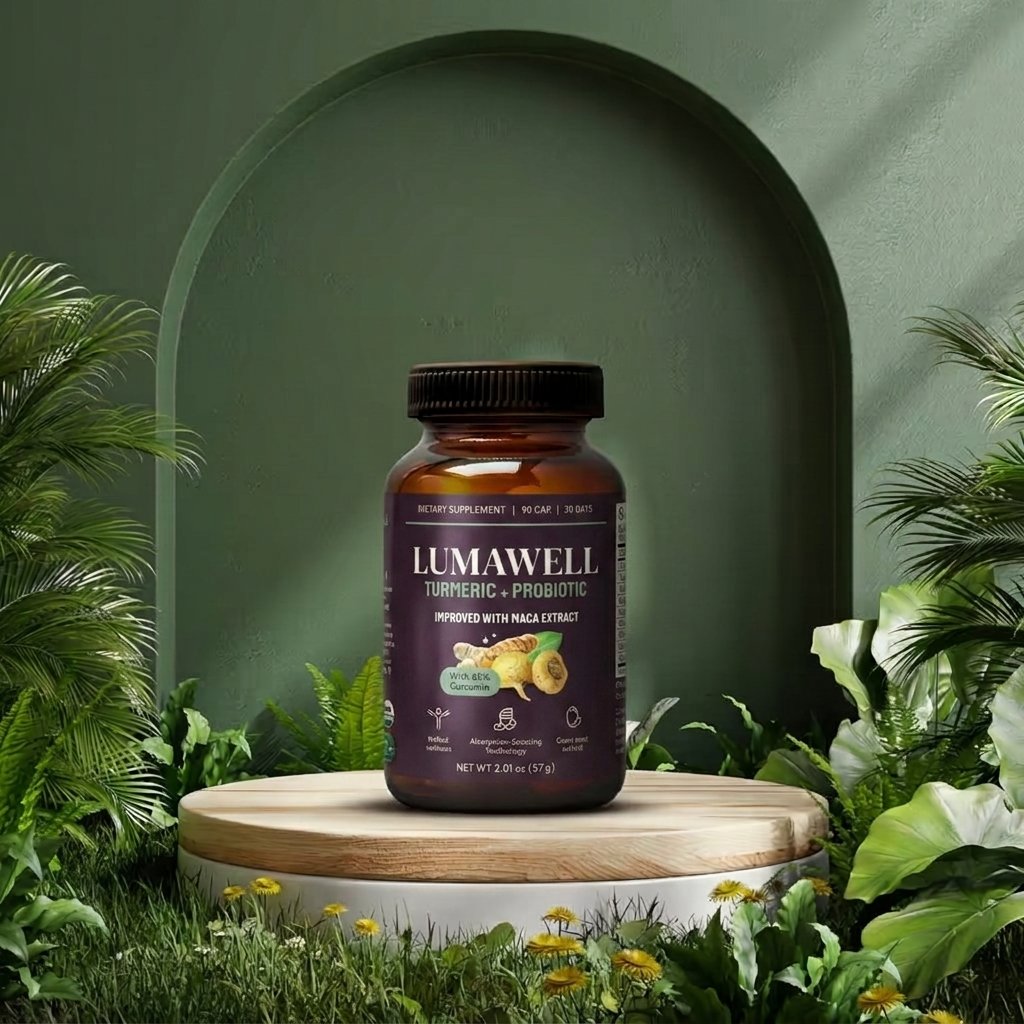 Lumawell Turmeric + Probiotic capsules